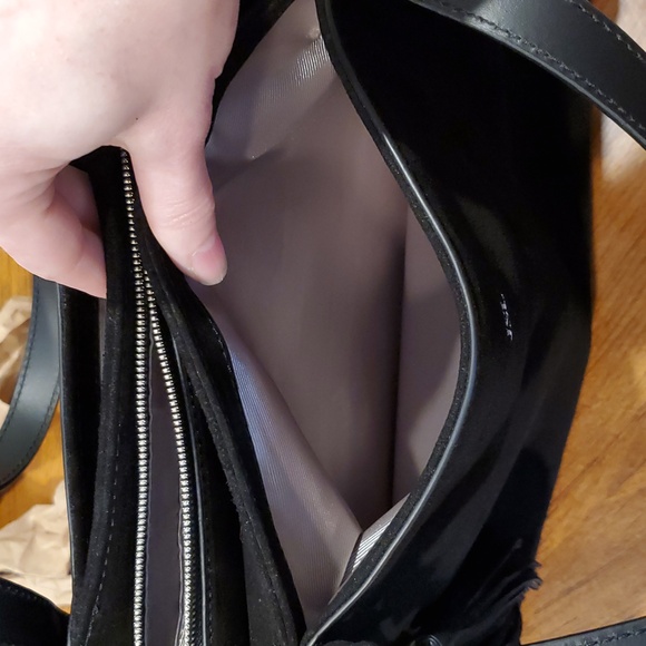 Mark & Graham Black Shoulder Bag with Tassel - Picture 13 of 15